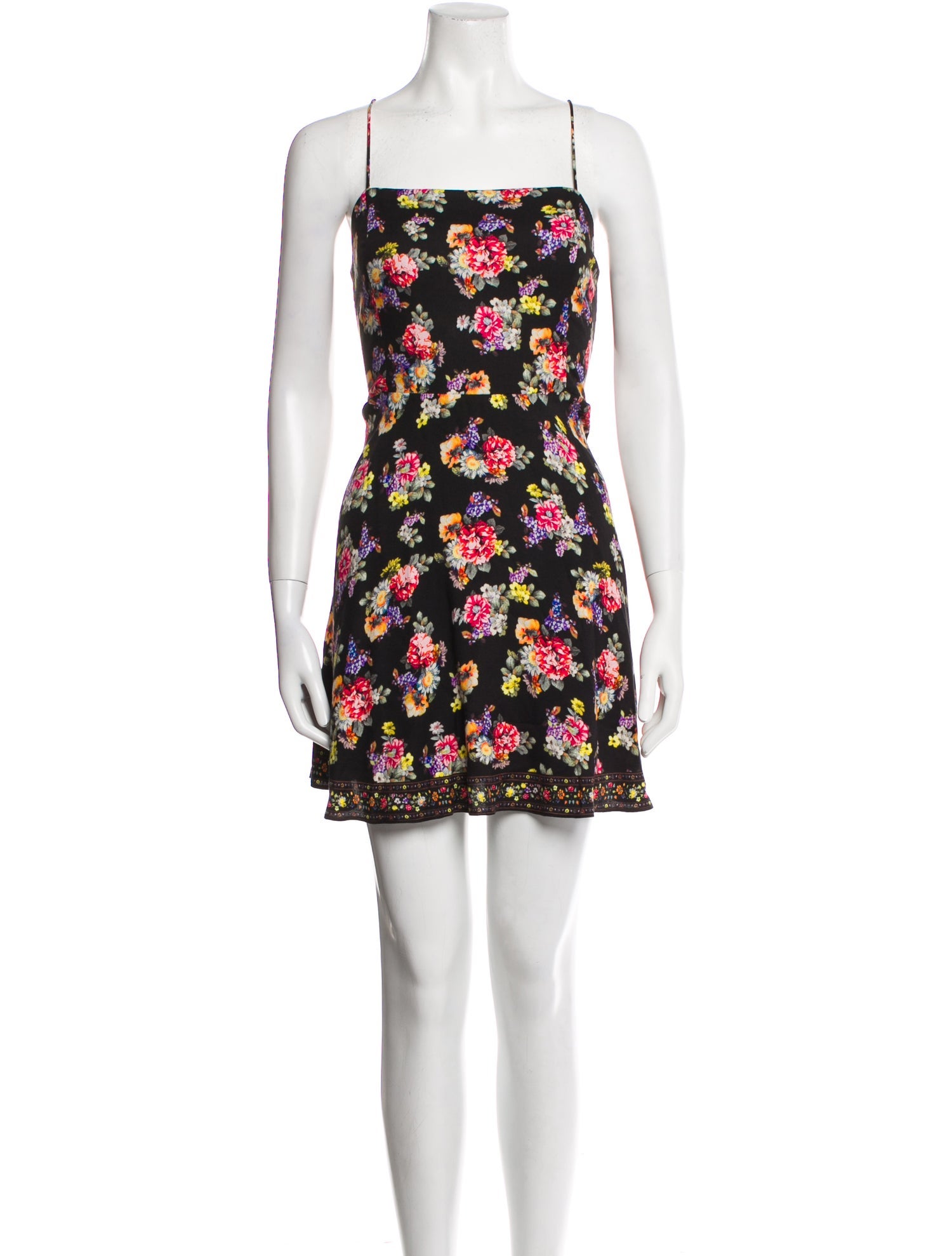 Alice + Olivia Floral Print Mini Dress