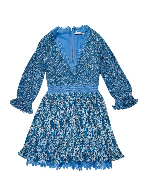 Alice + Olivia Floral Print Mini Dress
