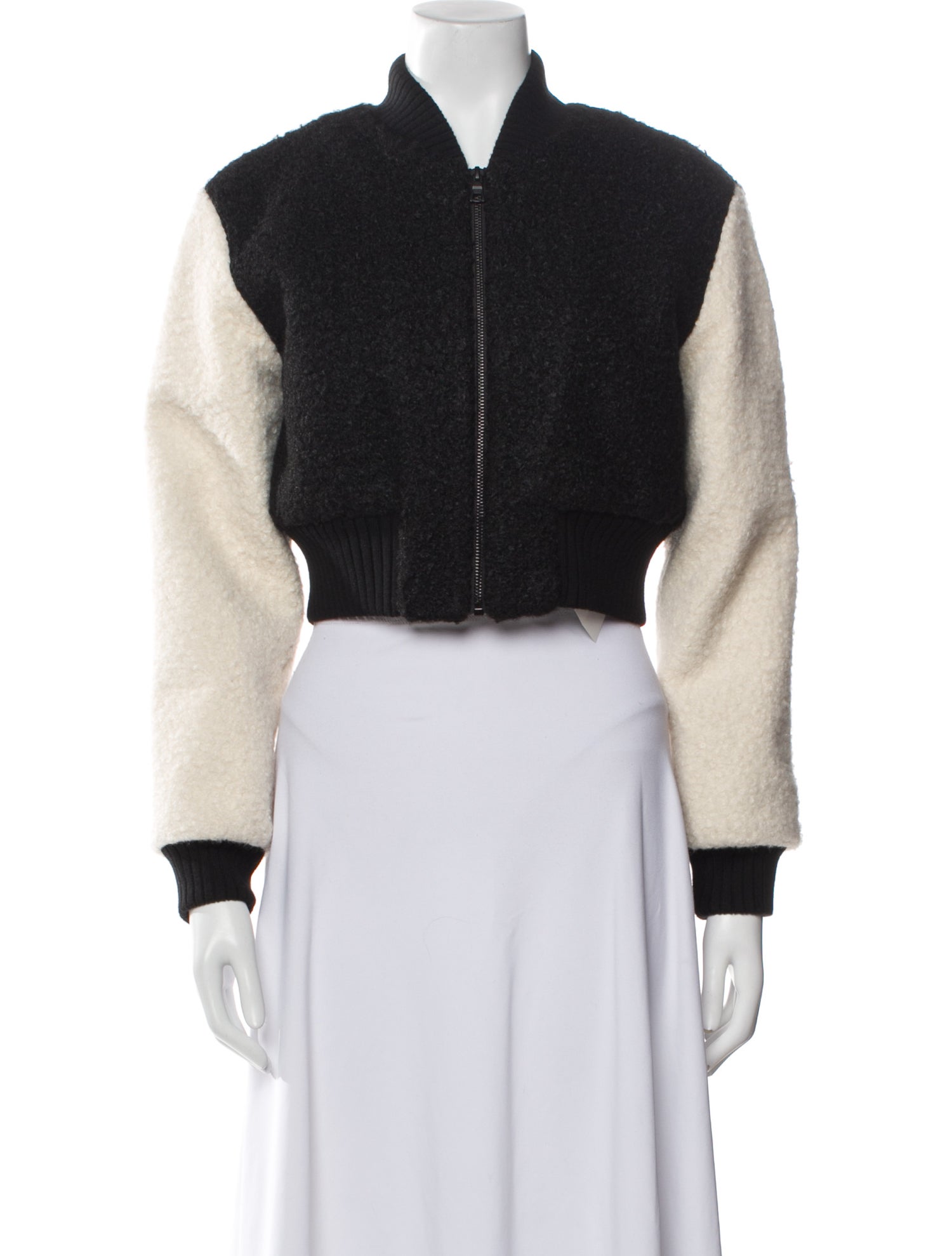 Alice + Olivia Colorblock Pattern Bomber Jacket w/ Tags