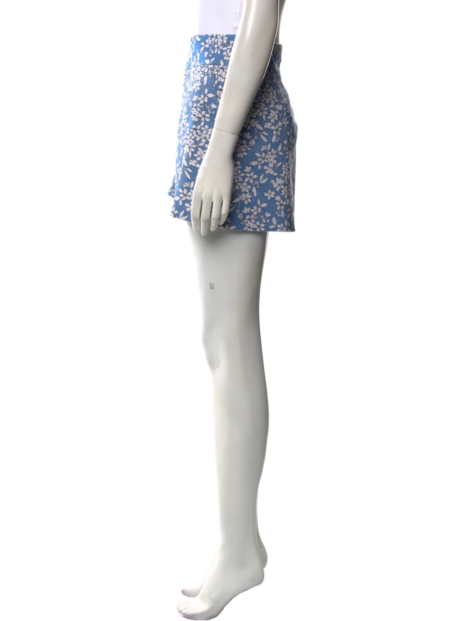 Alice + Olivia Floral Print Mini Shorts