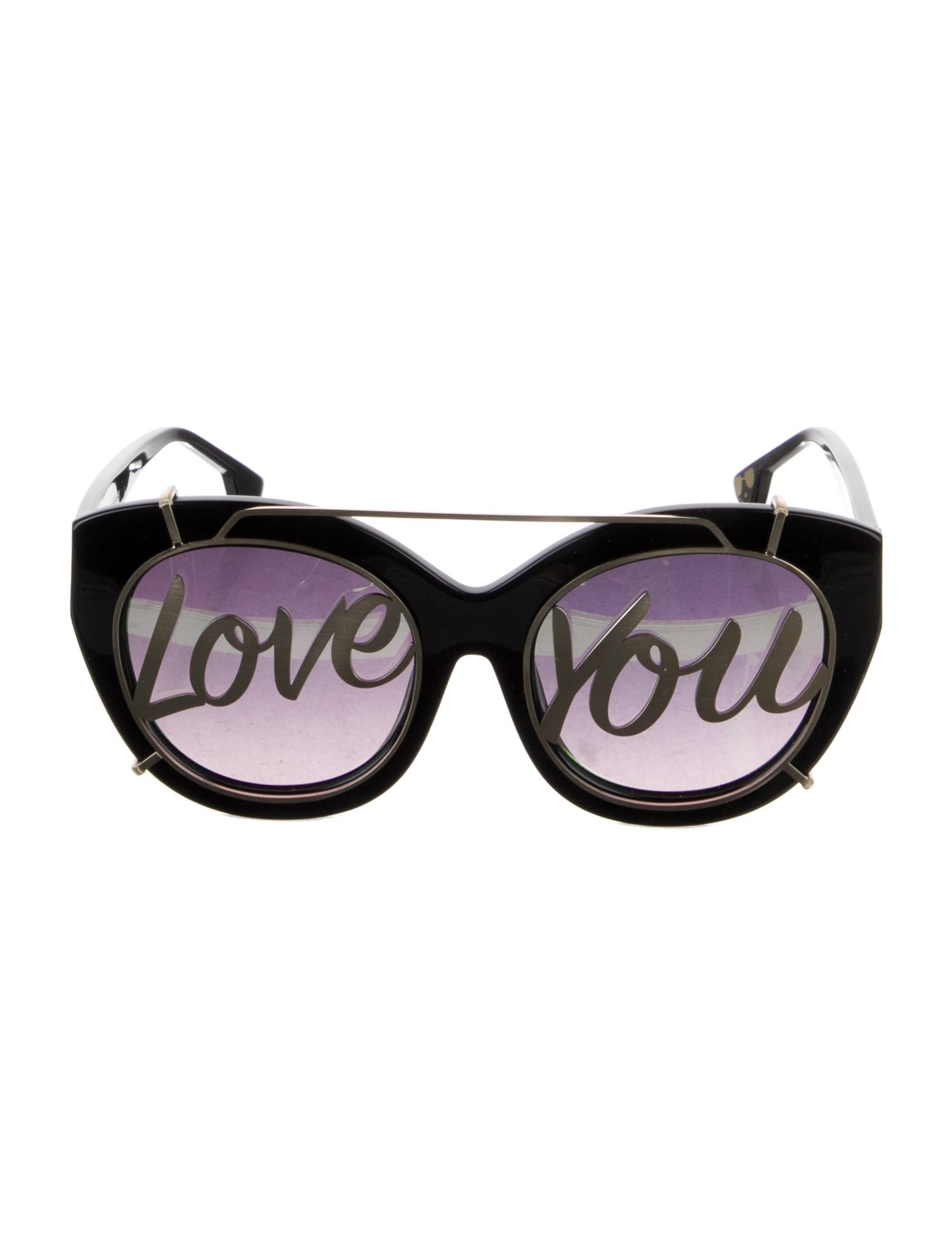 Alice + Olivia Cat-Eye Gradient Sunglasses