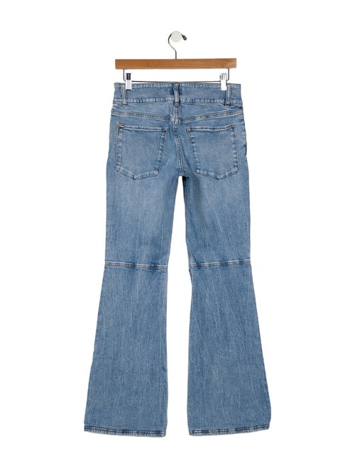 Alice + Olivia Mid-Rise Wide Leg Jeans