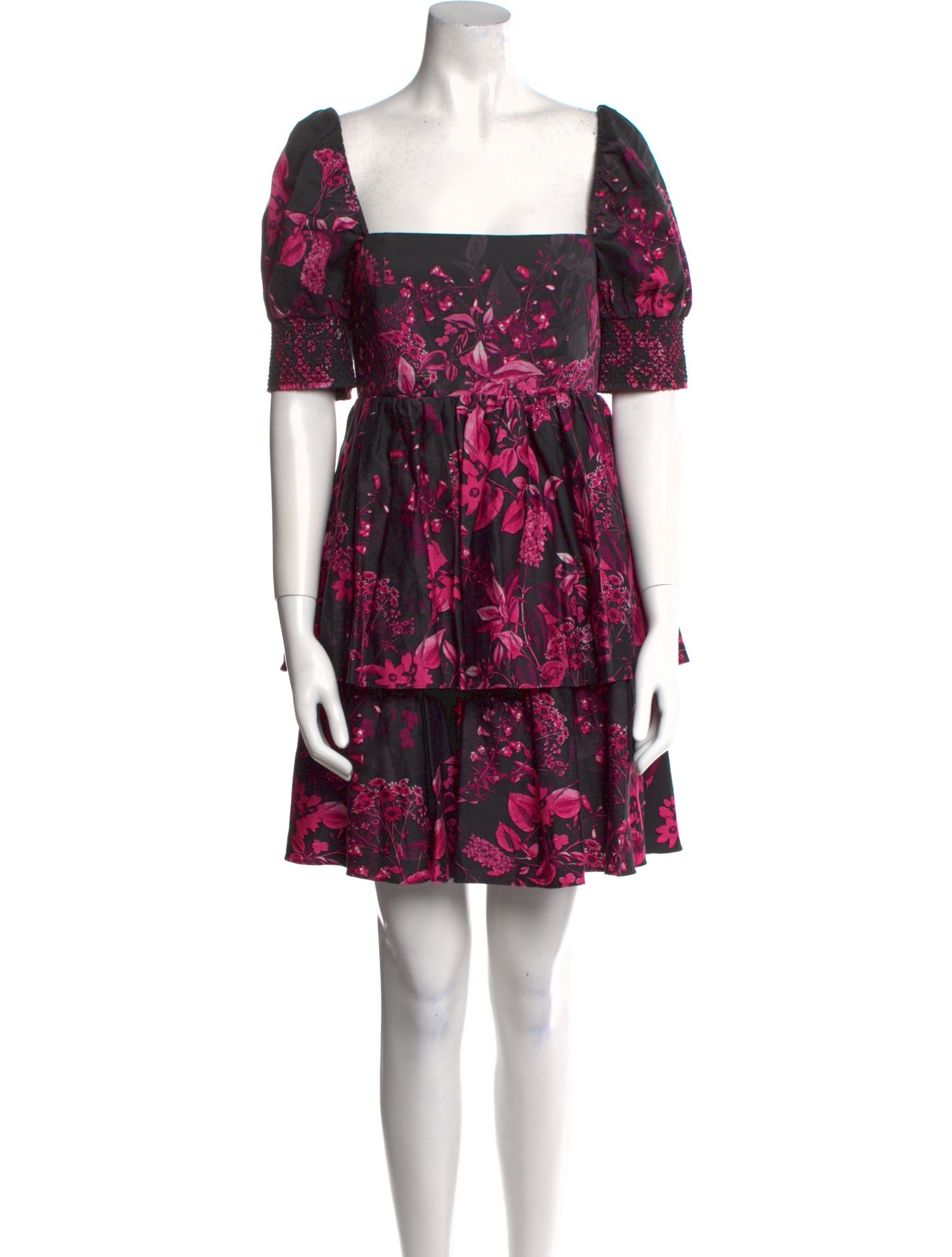 Alice + Olivia Floral Print Mini Dress