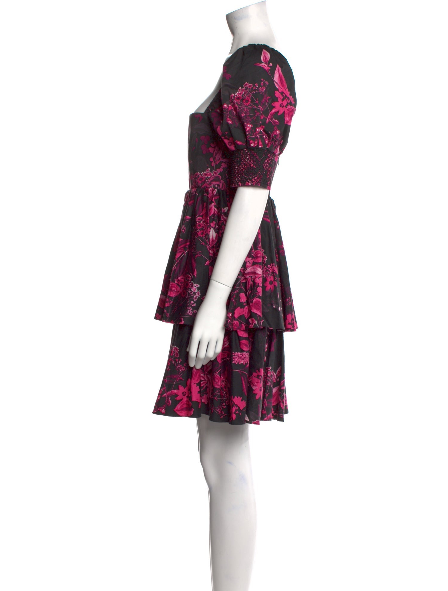 Alice + Olivia Floral Print Mini Dress