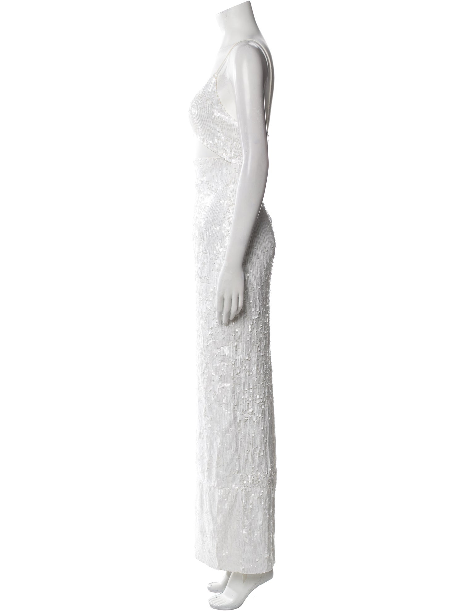 Alice + Olivia Lace Pattern Long Dress