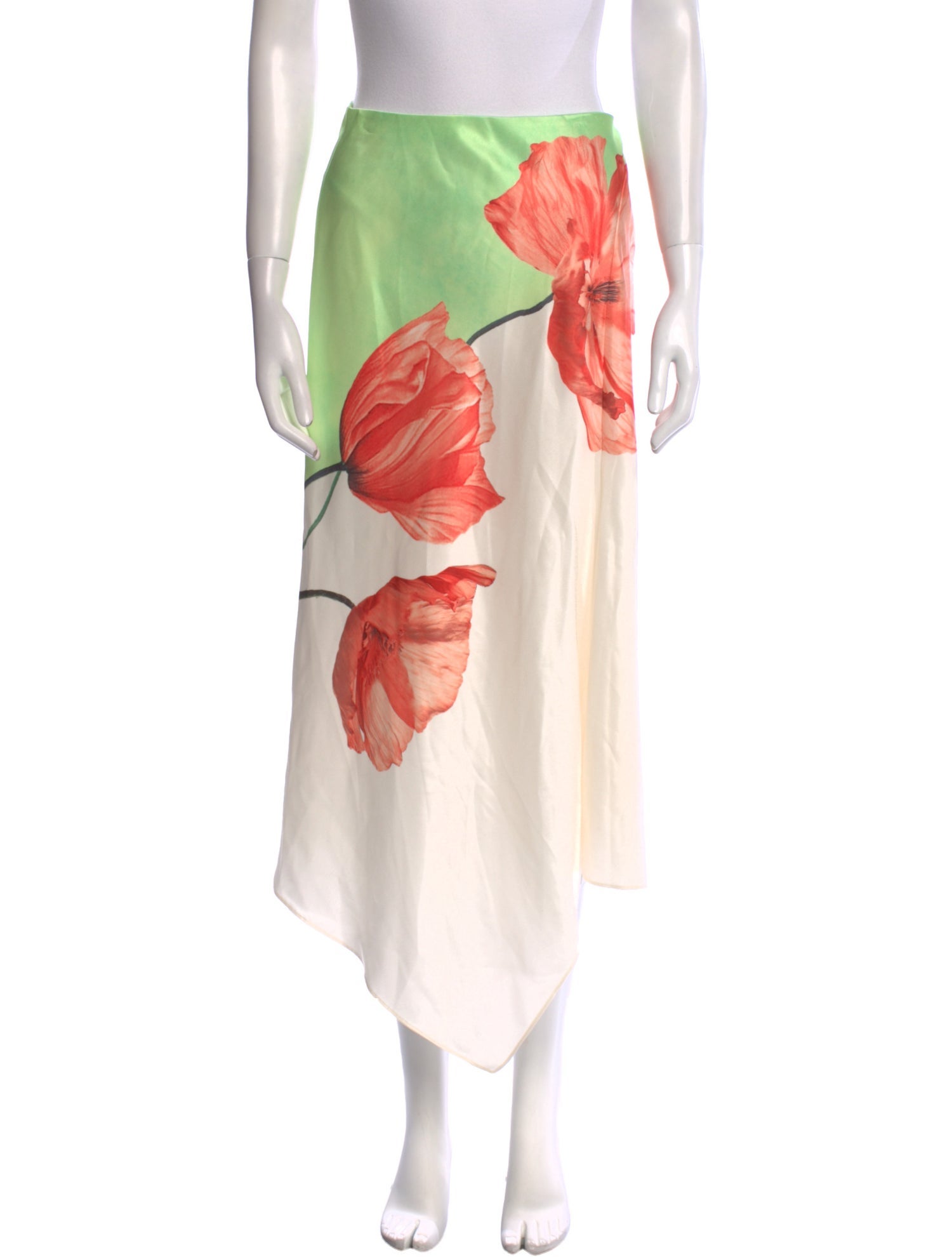 Alice + Olivia Floral Print Midi Length Skirt w/ Tags