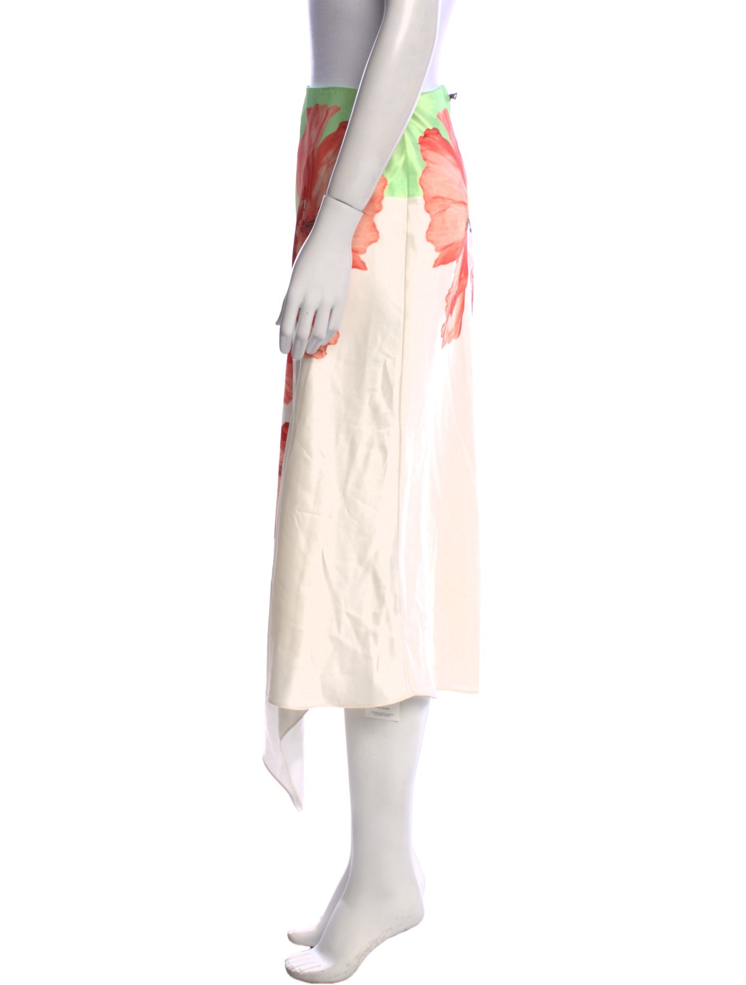 Alice + Olivia Floral Print Midi Length Skirt w/ Tags