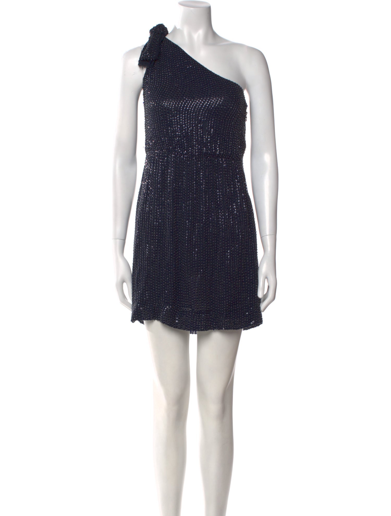 Alice + Olivia One-Shoulder Mini Dress