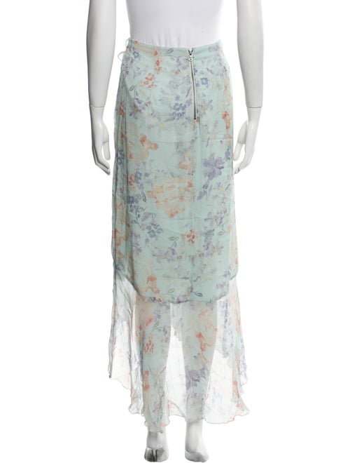 Alice + Olivia Floral Print Midi Length Skirt