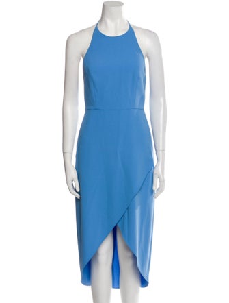 Alice + Olivia Halterneck Long Dress