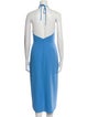 Alice + Olivia Halterneck Long Dress