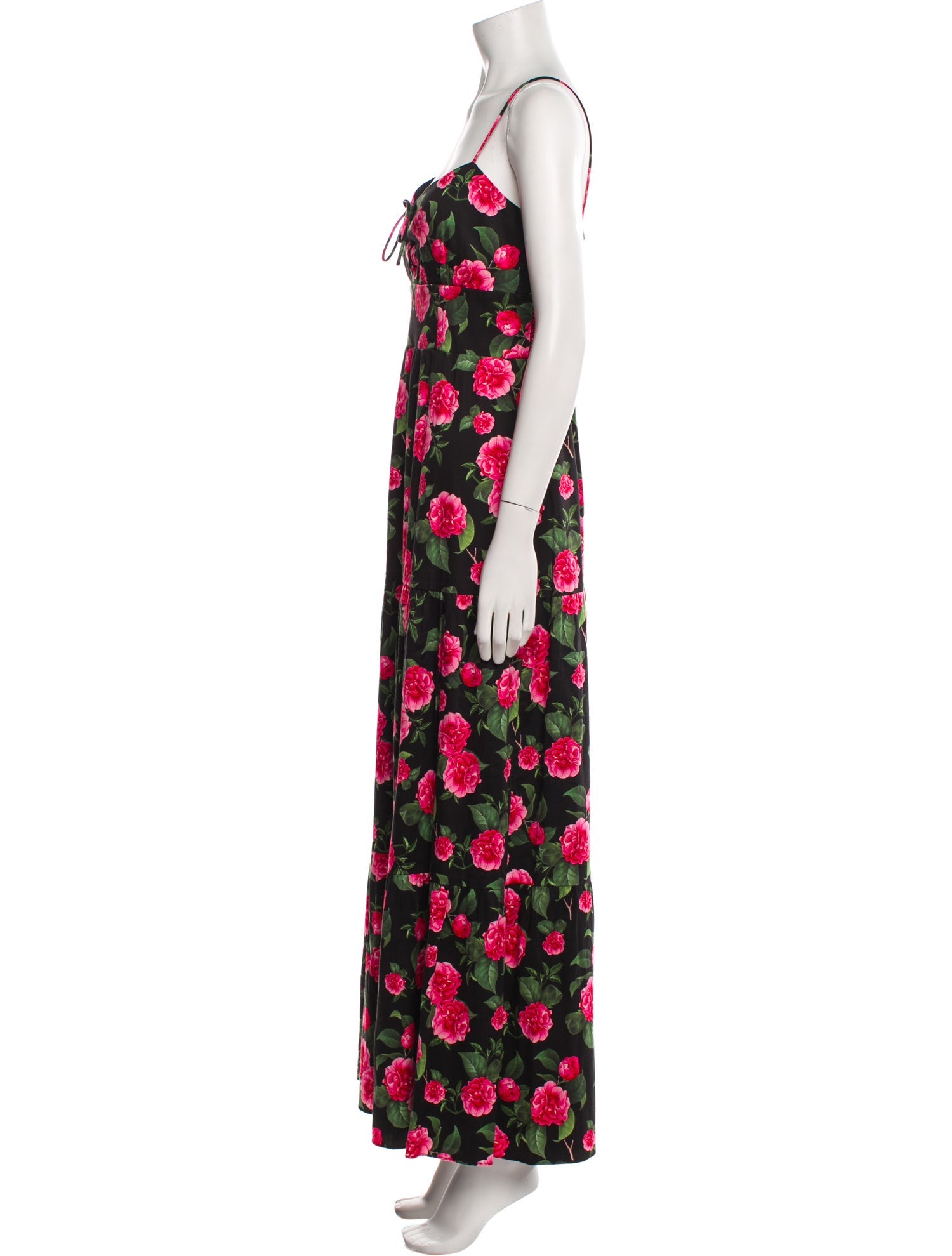 Alice + Olivia Floral Print Long Dress