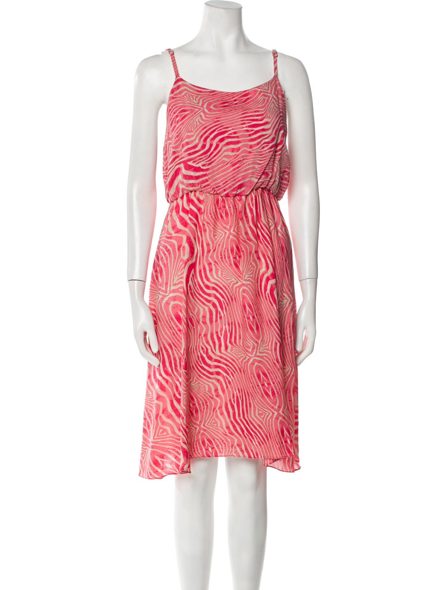 Alice + Olivia Silk Knee-Length Dress