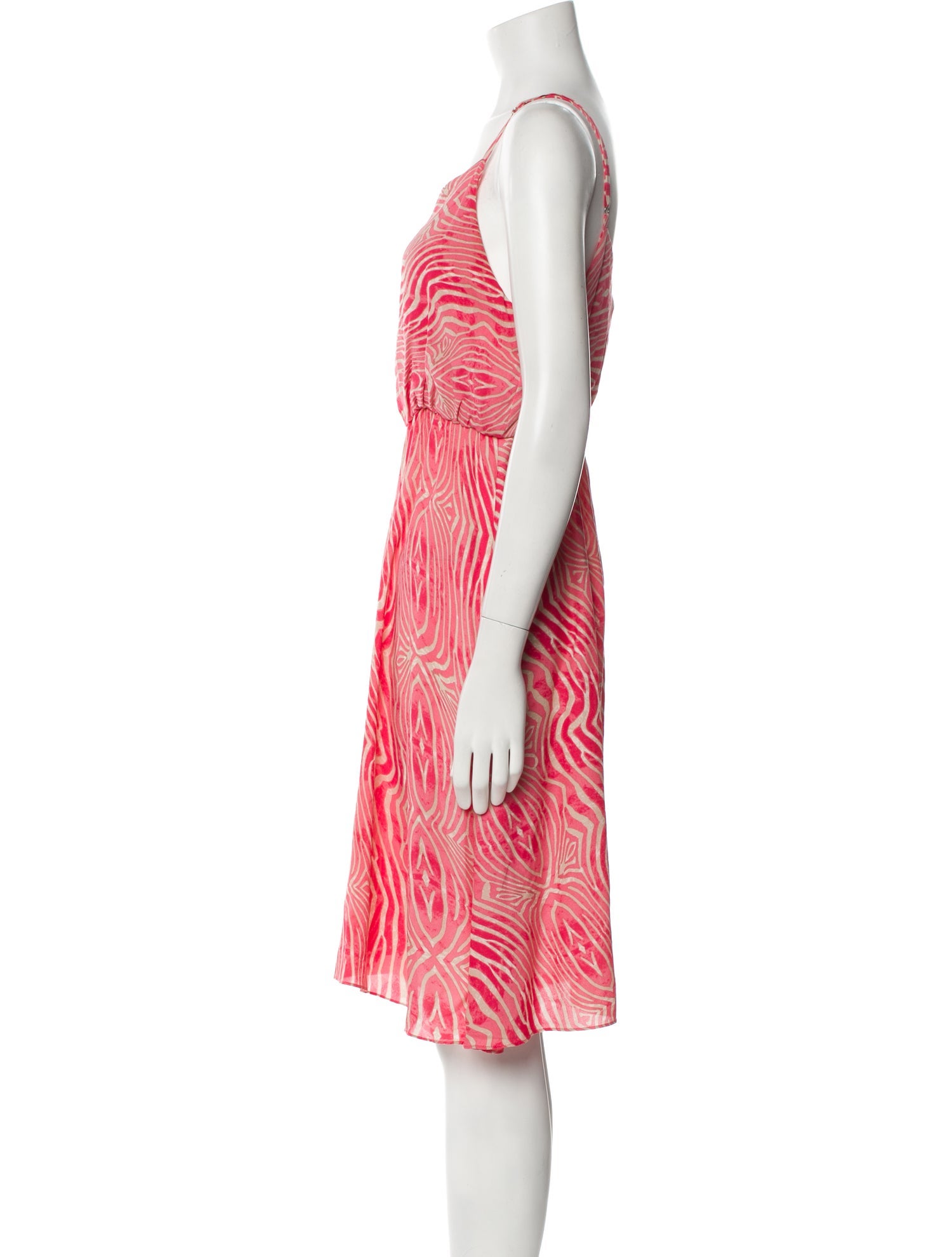 Alice + Olivia Silk Knee-Length Dress