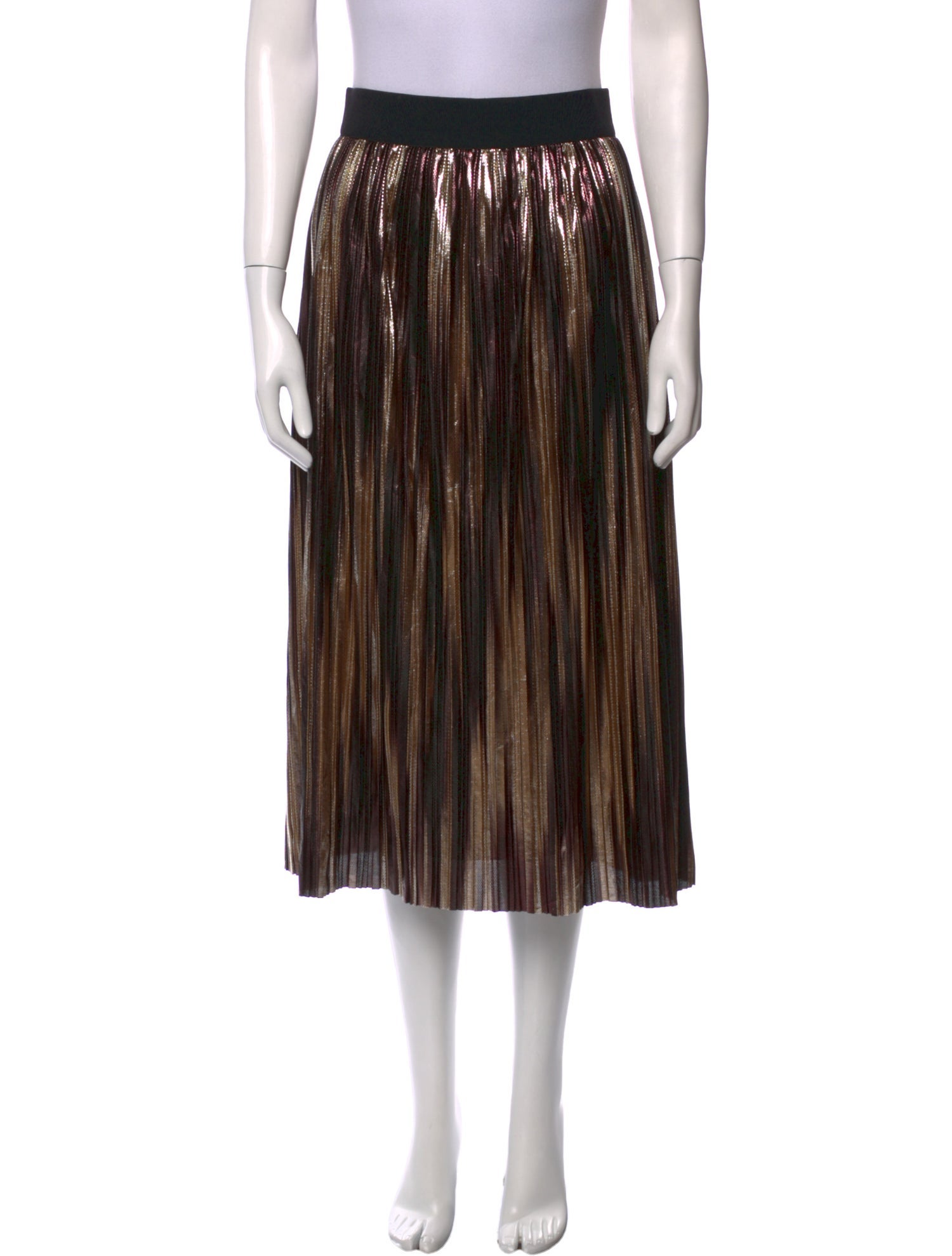 Alice + Olivia Glitter Accents Midi Length Skirt