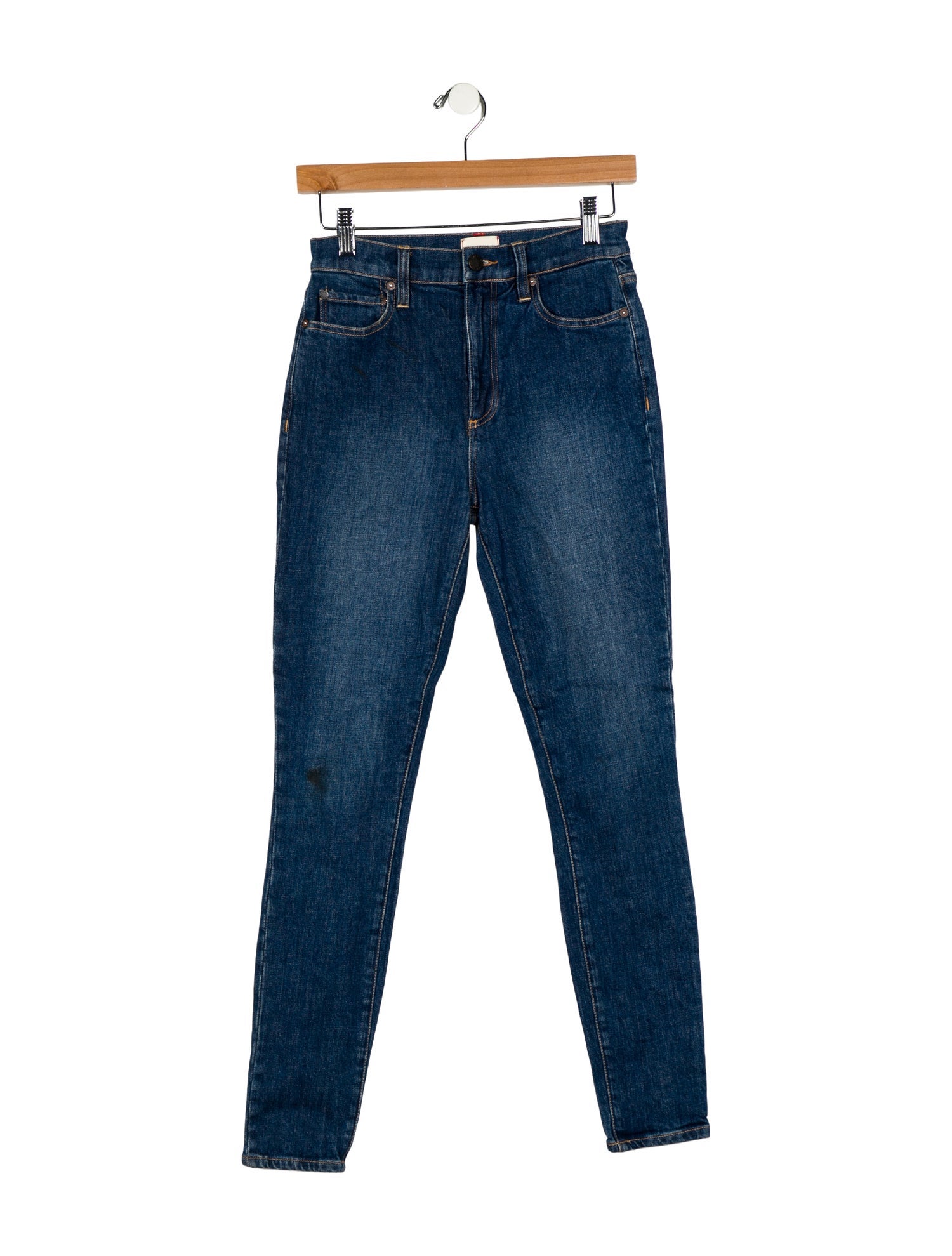 Alice + Olivia Mid-Rise Skinny Leg Jeans