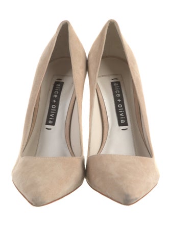 Alice + Olivia Suede Pumps