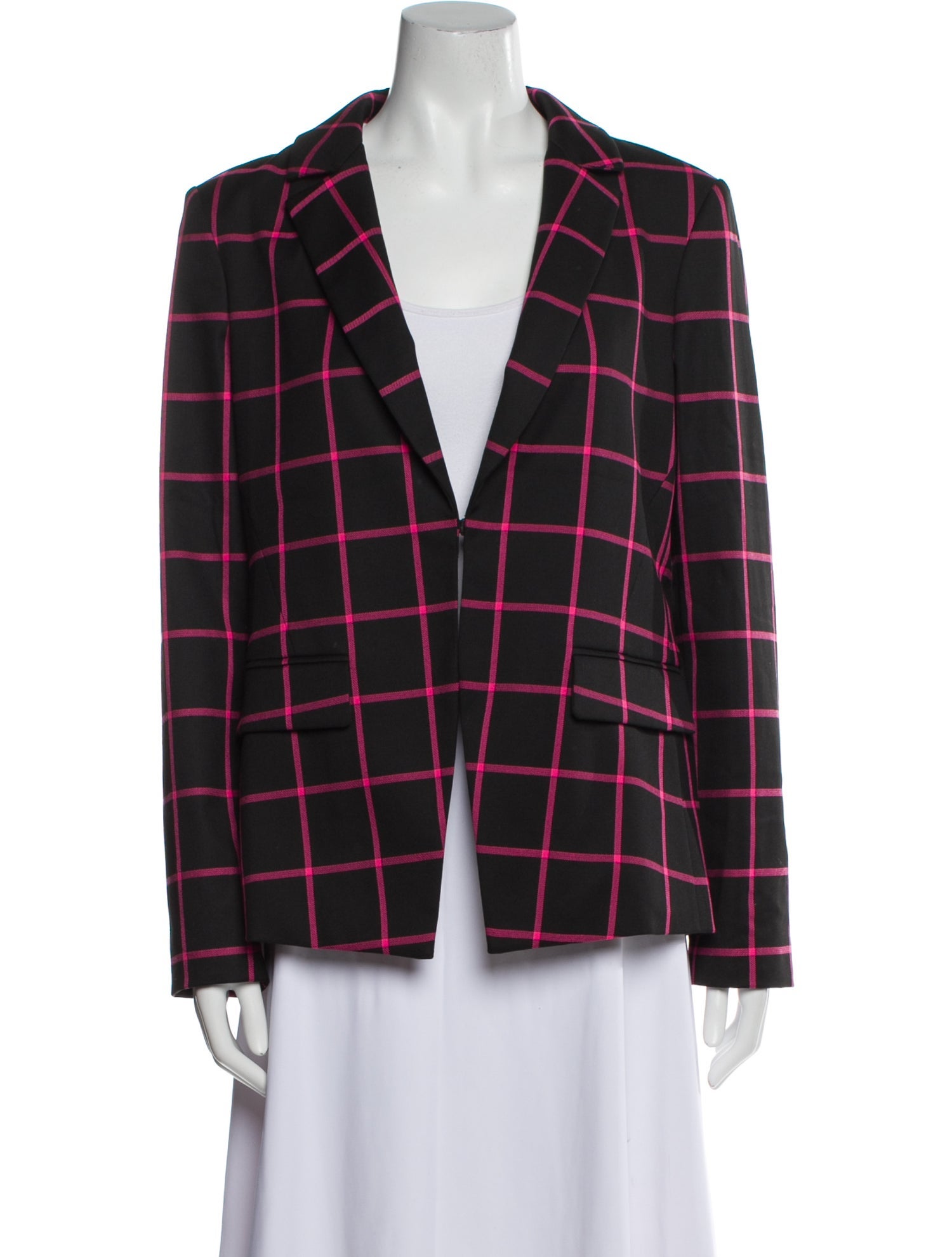 Alice + Olivia Plaid Print Blazer w/ Tags