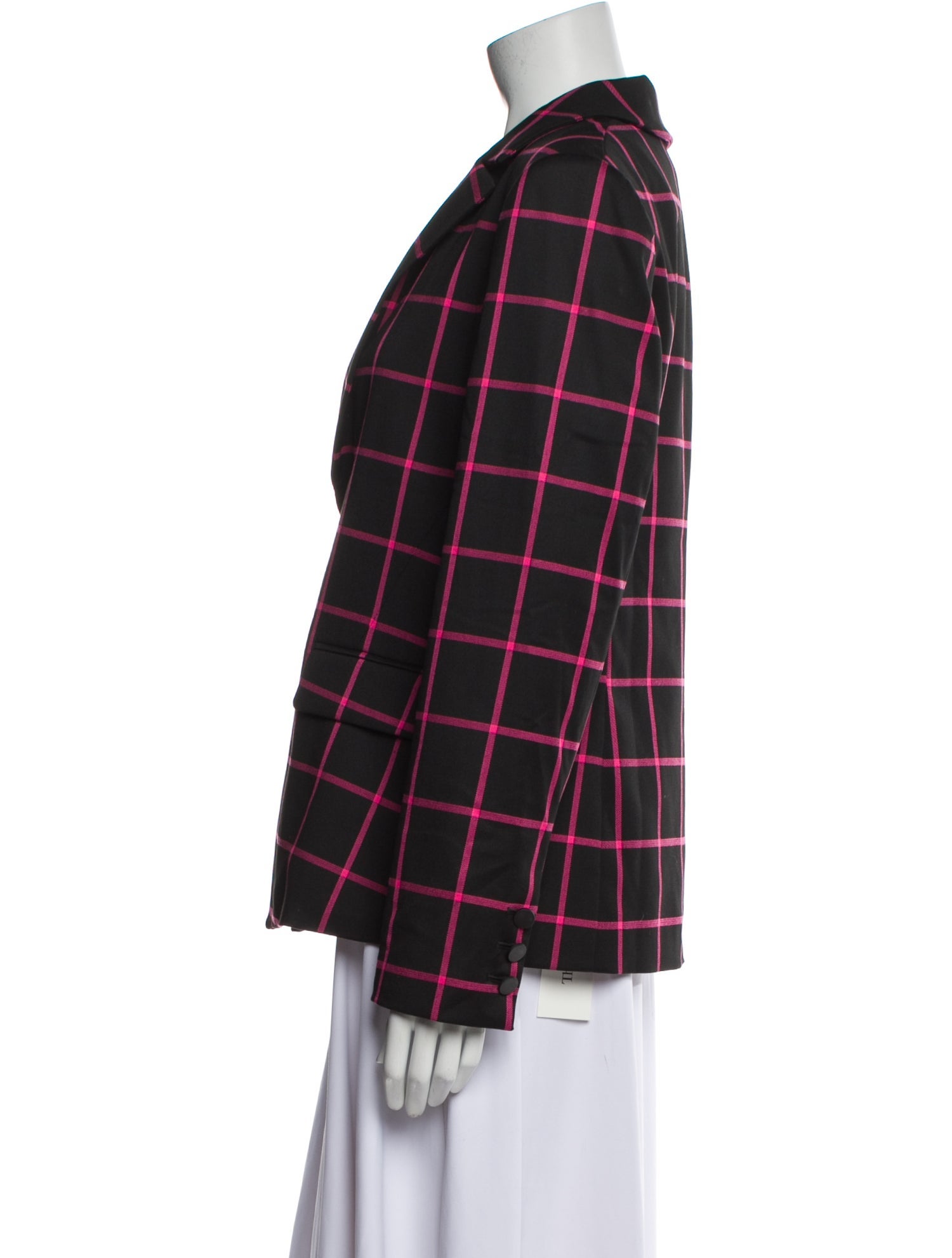 Alice + Olivia Plaid Print Blazer w/ Tags