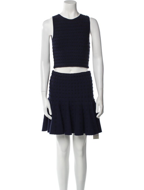 Alice + Olivia Pom-Pom Embellishments Skirt Set