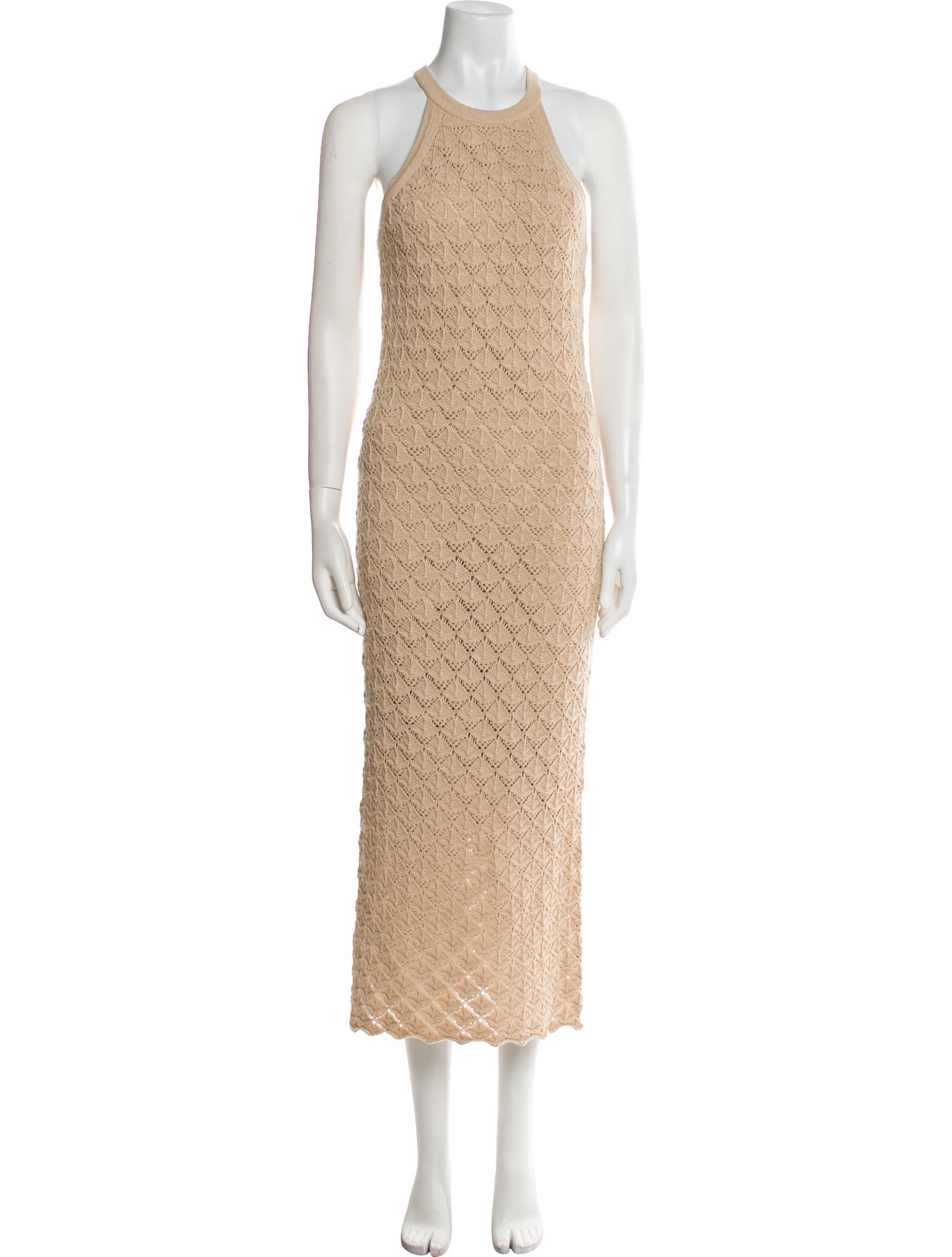 Alice + Olivia Halterneck Long Dress