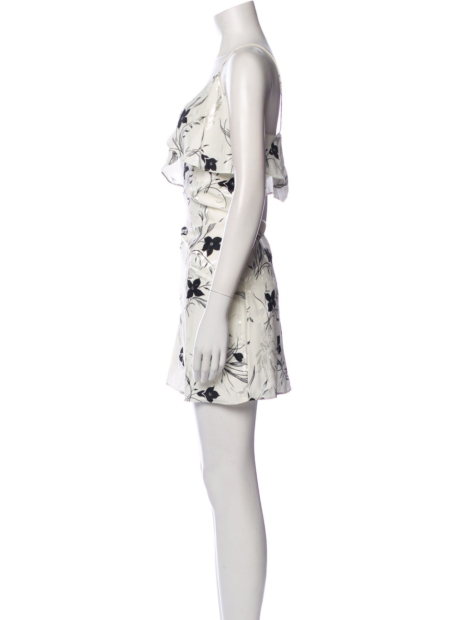 Alice + Olivia Floral Print Mini Dress w/ Tags