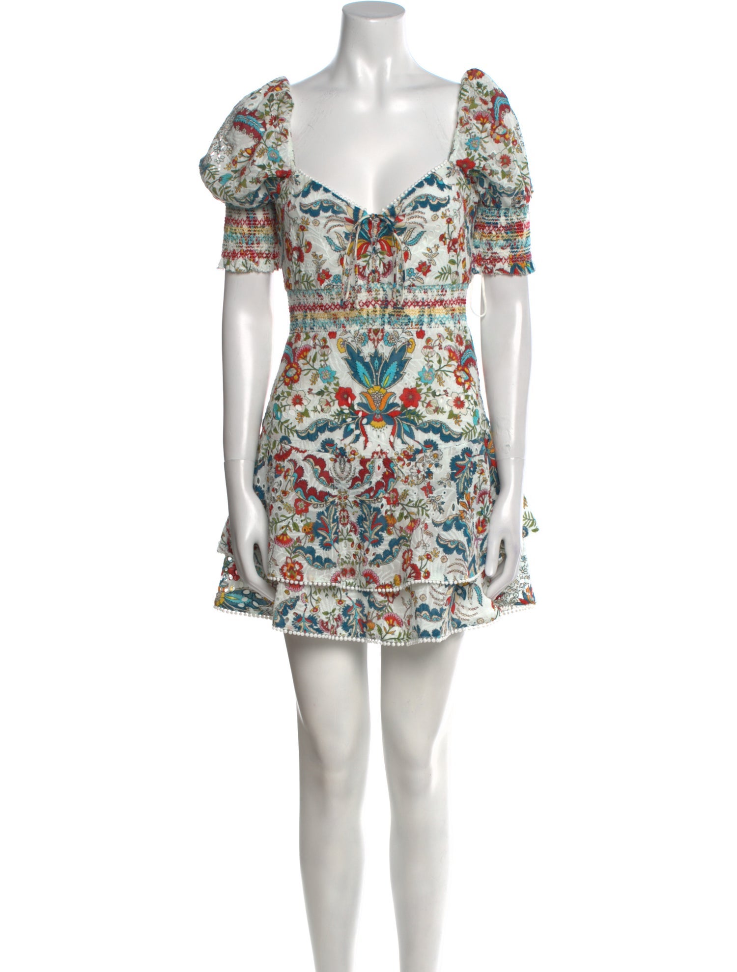 Alice + Olivia Floral Print Mini Dress w/ Tags