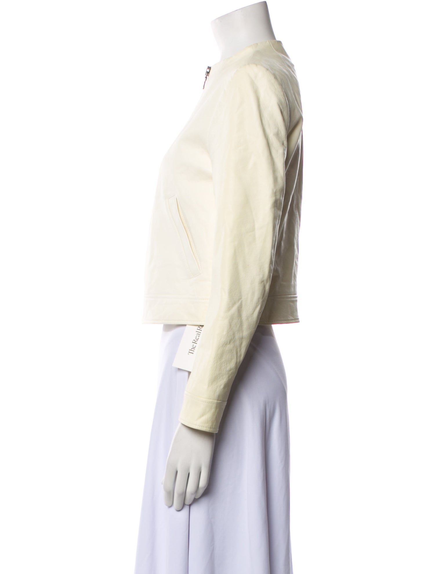 Alice + Olivia Leather Evening Jacket