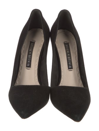 Alice + Olivia Suede Pumps