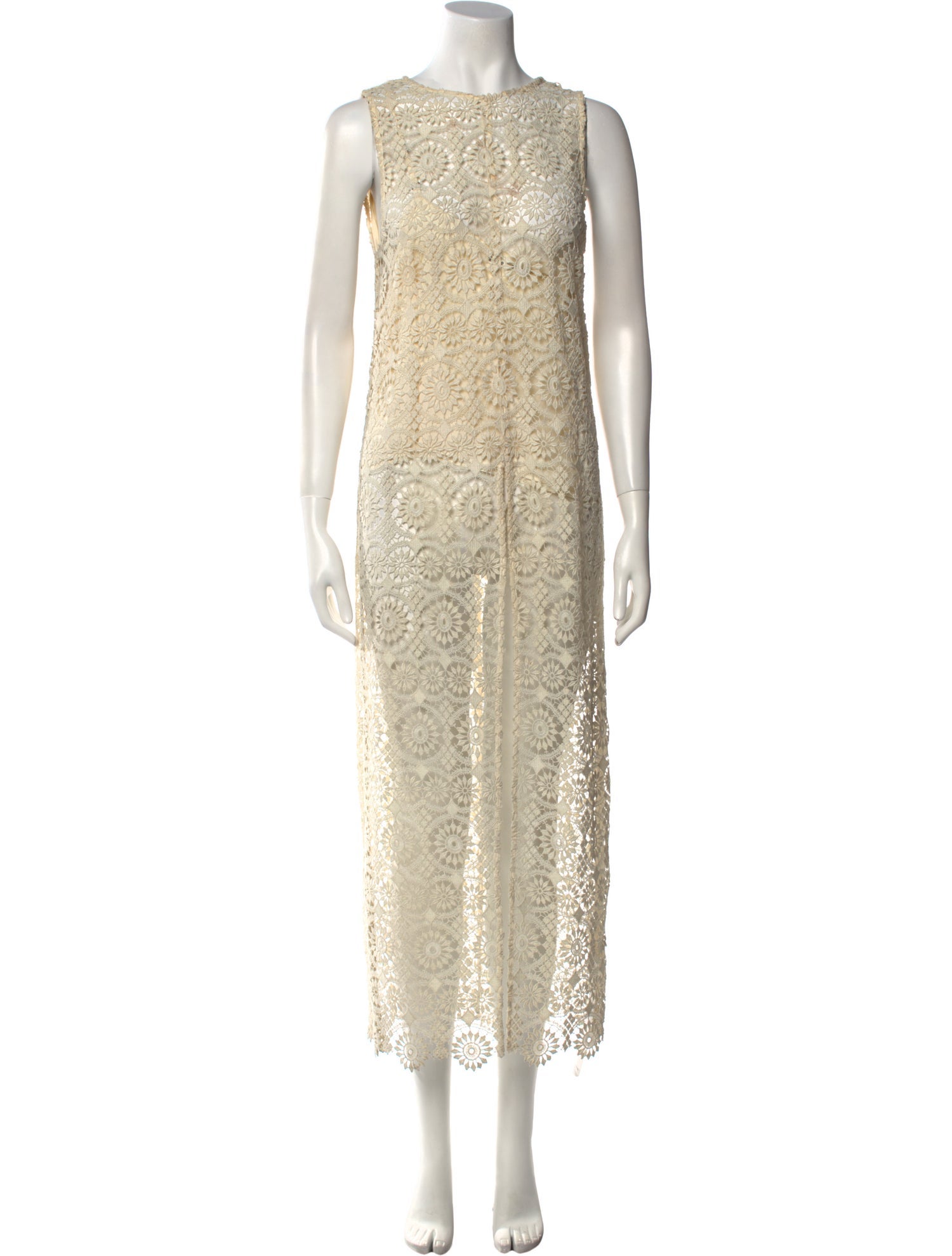 Alice + Olivia Crew Neck Long Dress