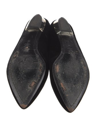 Alice + Olivia Velvet Mules