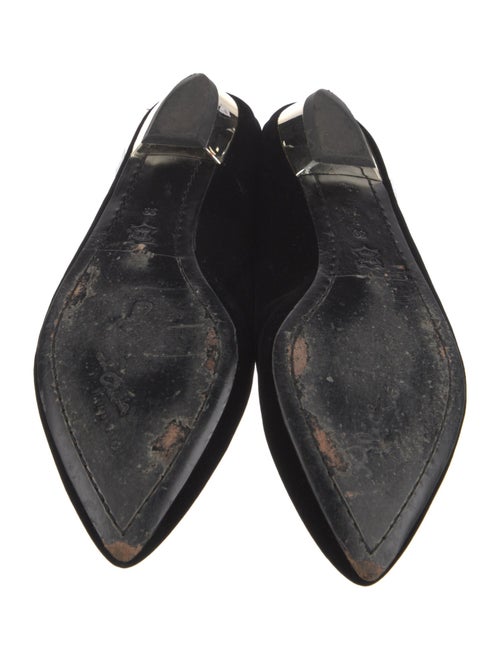 Alice + Olivia Velvet Mules