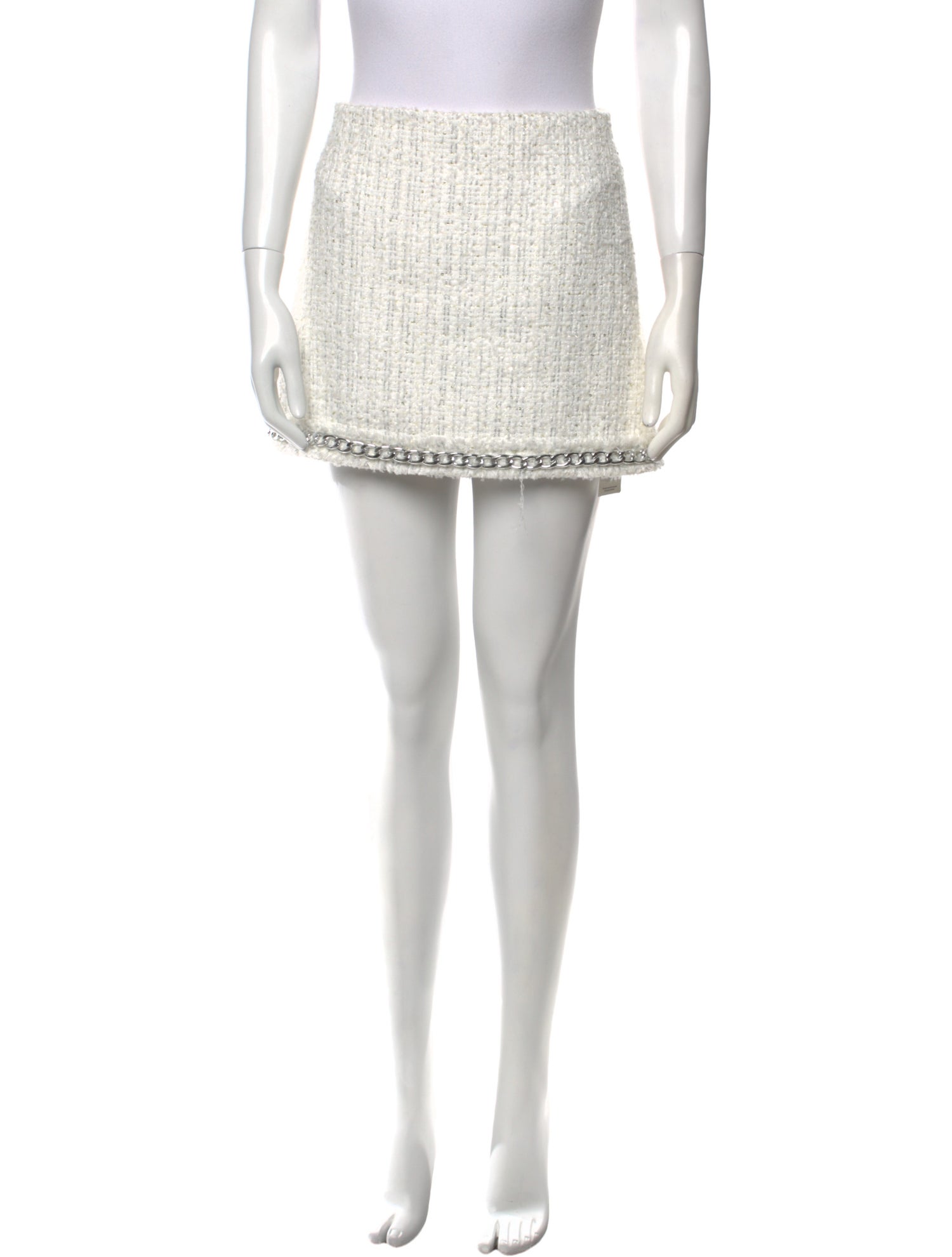 Alice + Olivia Tweed Pattern Mini Skirt w/ Tags