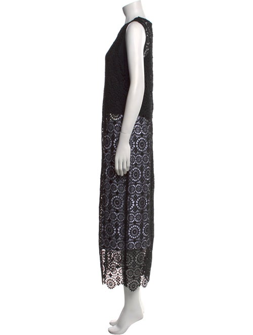 Alice + Olivia Lace Pattern Crew Neck Tunic