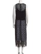 Alice + Olivia Lace Pattern Crew Neck Tunic