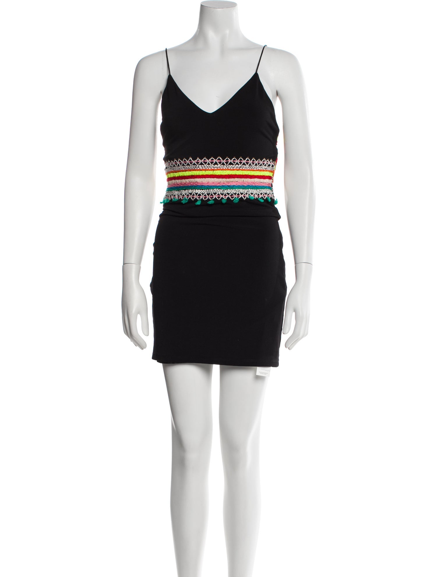 Alice + Olivia V-Neck Mini Dress
