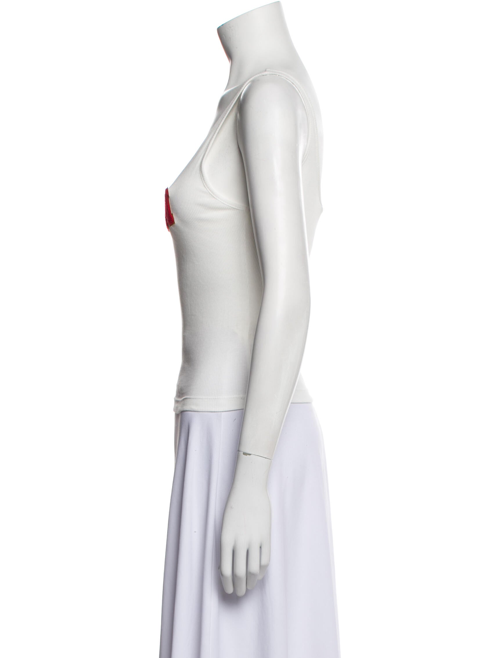 Alice + Olivia Graphic Print Scoop Neck Top w/ Tags