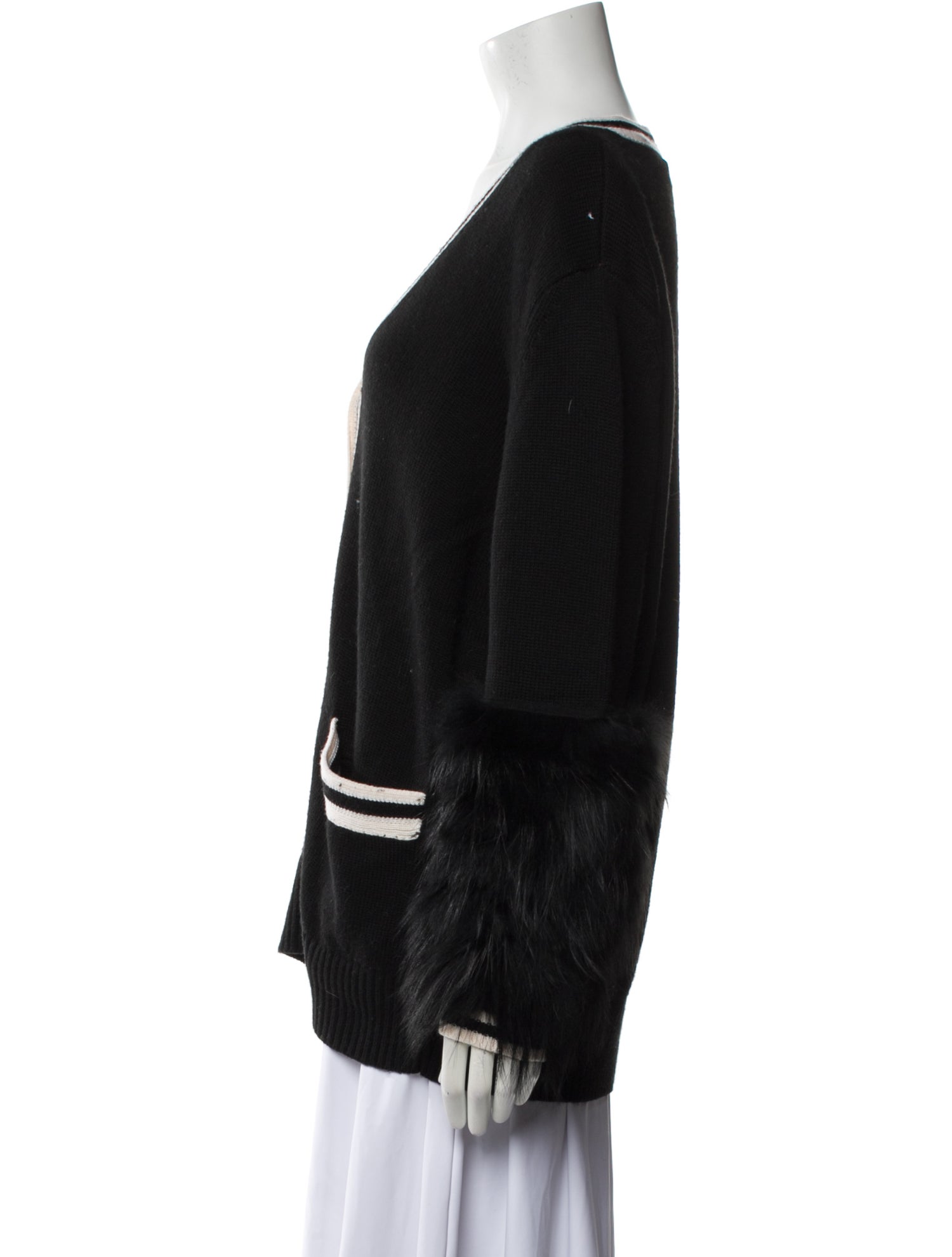 Alice + Olivia Wool Fur Jacket