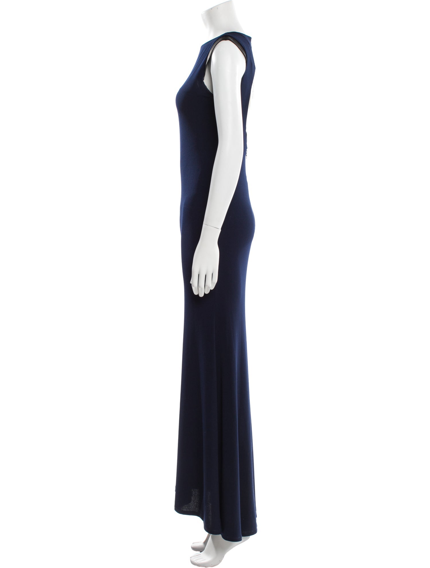 Alice + Olivia Bateau Neckline Long Dress