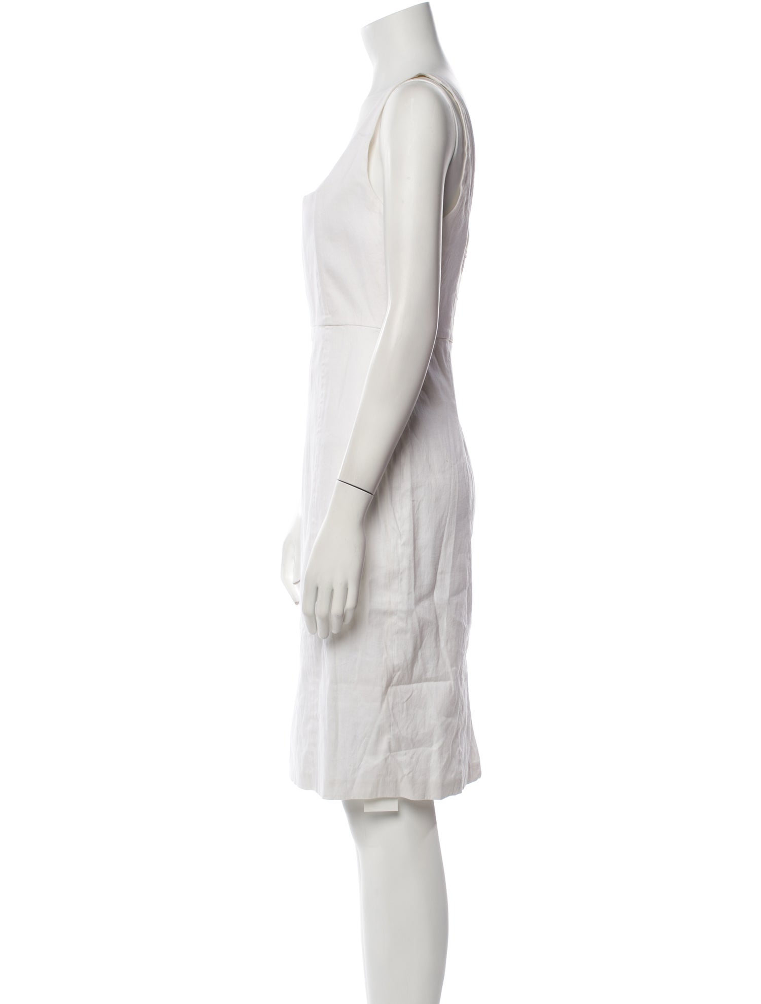 Alice + Olivia Linen Knee-Length Dress