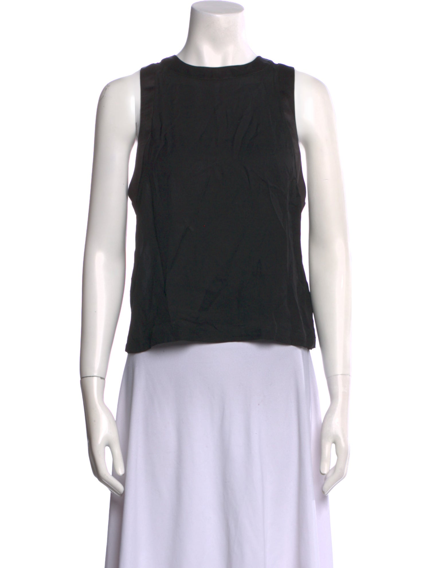 Alice + Olivia Crew Neck Sleeveless Top