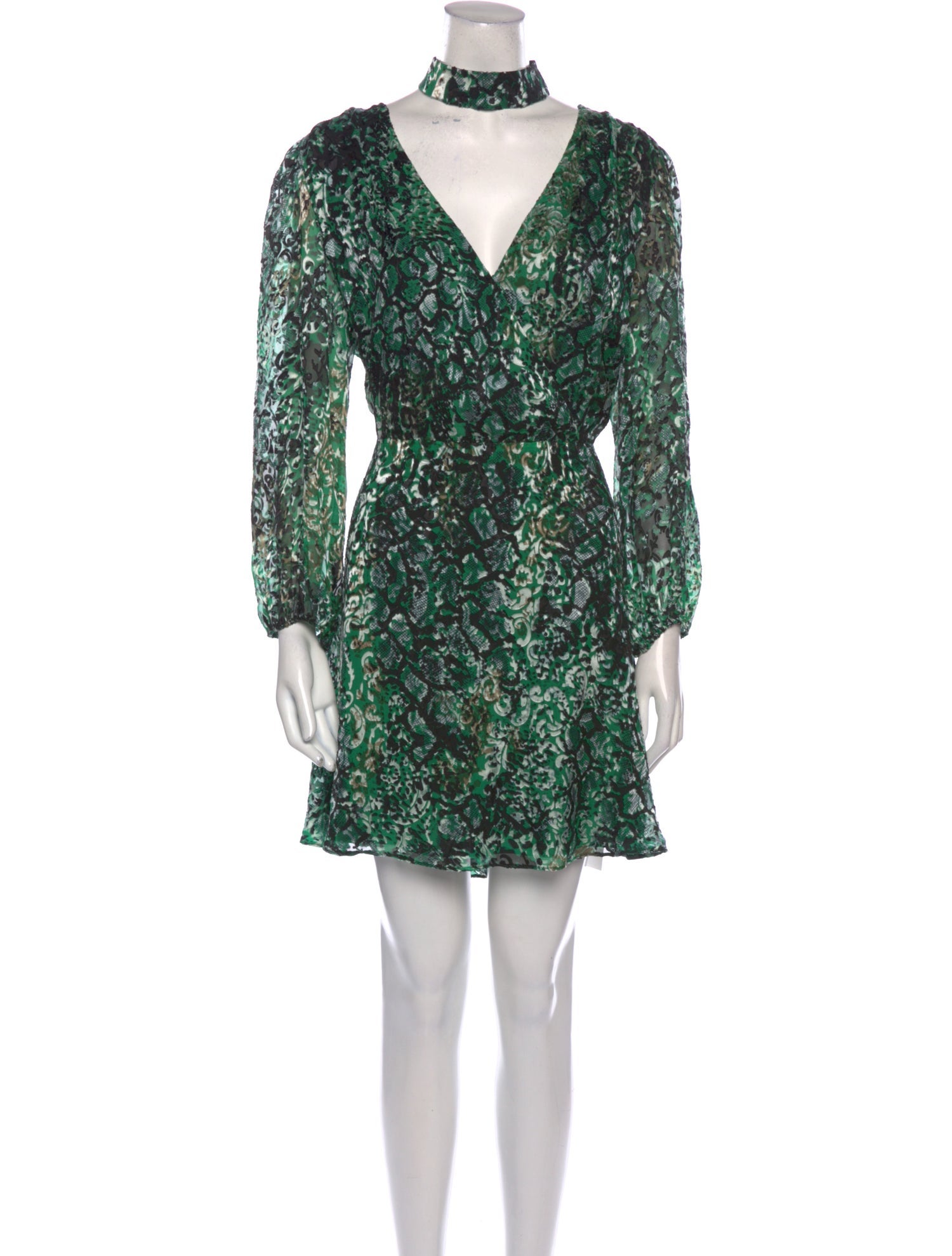 Alice + Olivia Printed Mini Dress