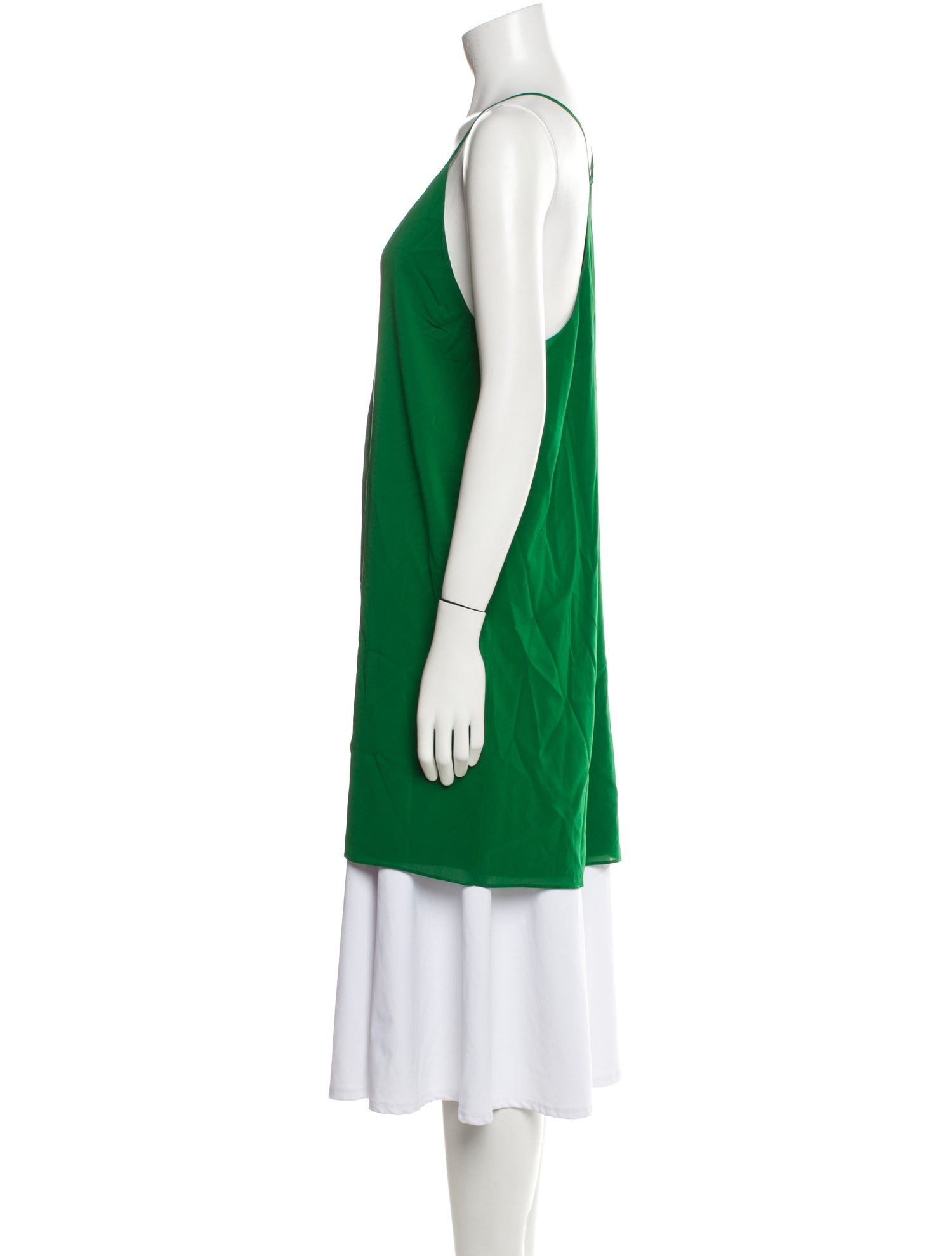 Alice + Olivia Silk V-Neck Tunic