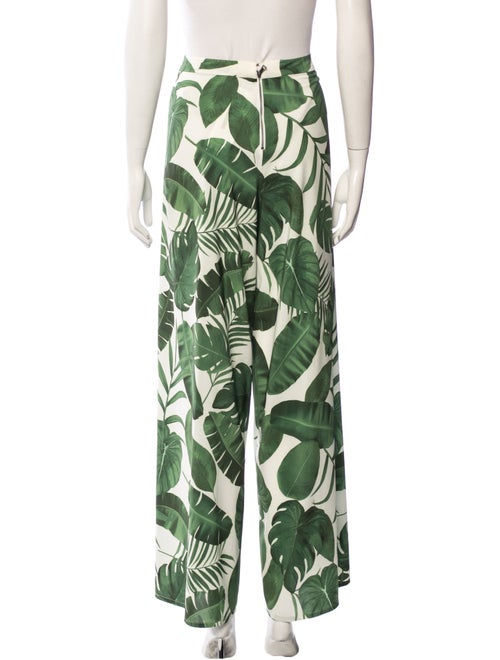 Alice + Olivia Printed Wide Leg Pants