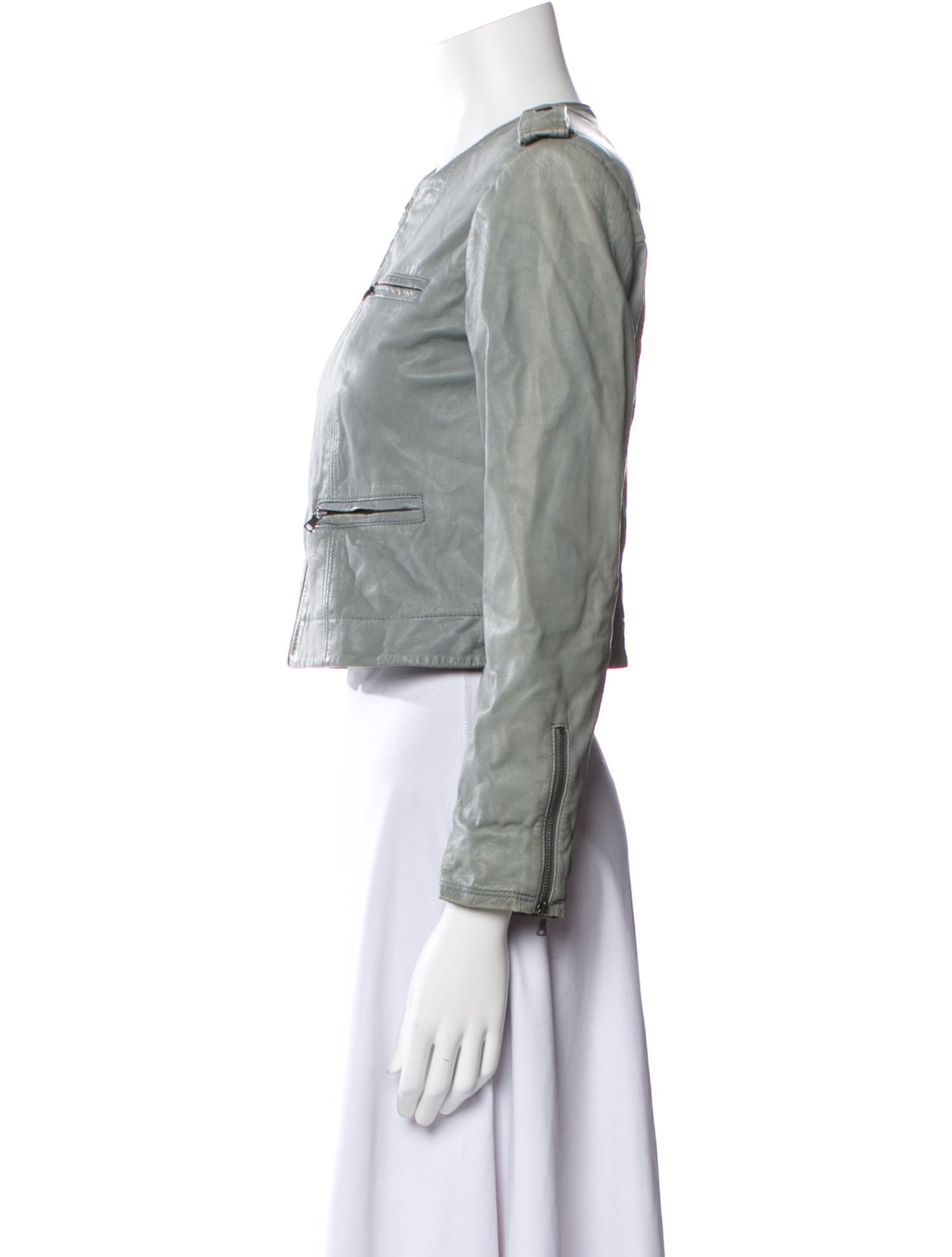 Alice + Olivia Leather Jacket