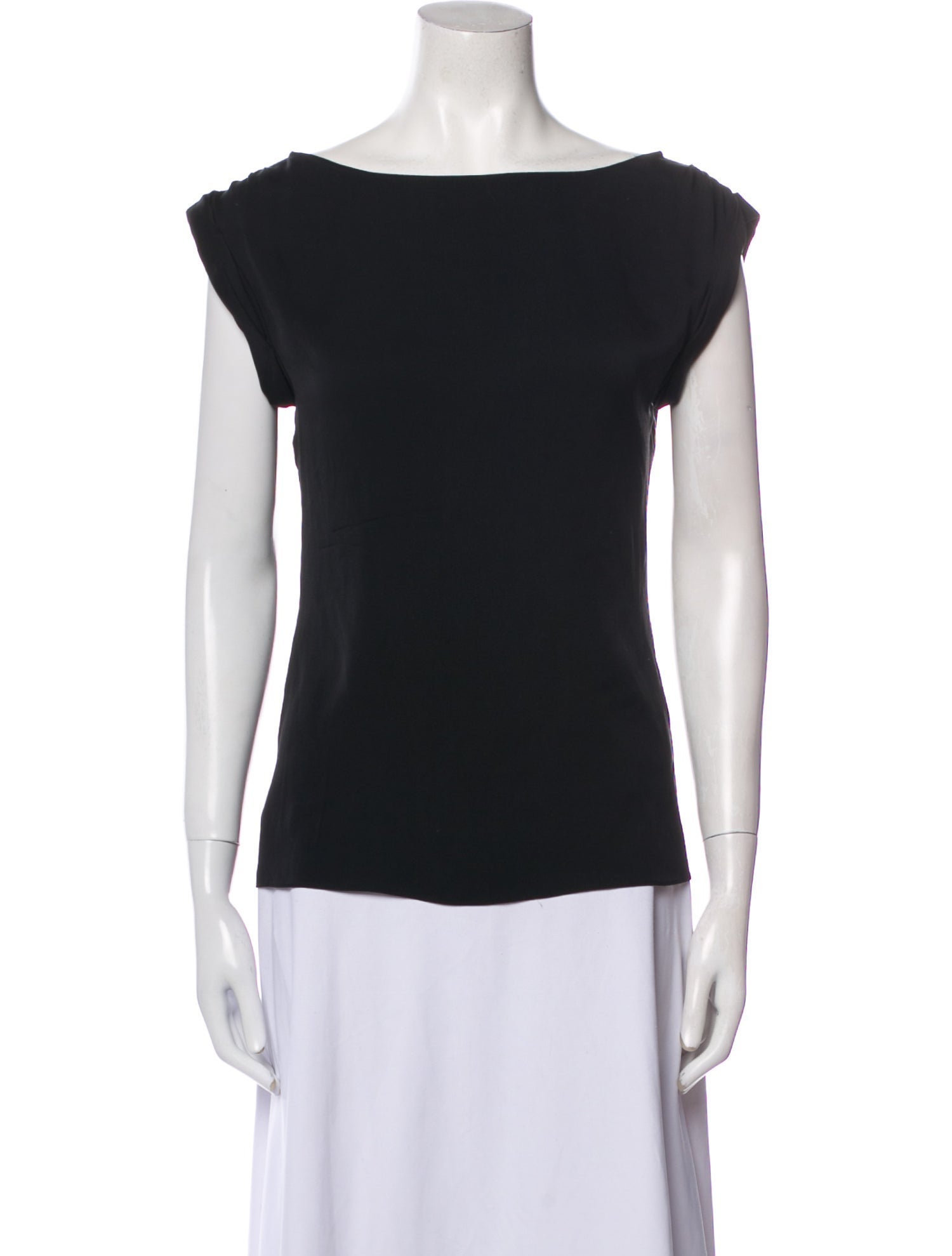 Alice + Olivia Bateau Neckline Short Sleeve Top