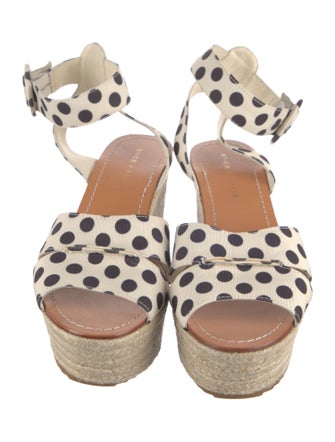 Alice + Olivia Canvas Polka Dot Print Espadrilles