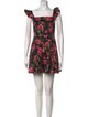 Alice + Olivia Floral Print Mini Dress
