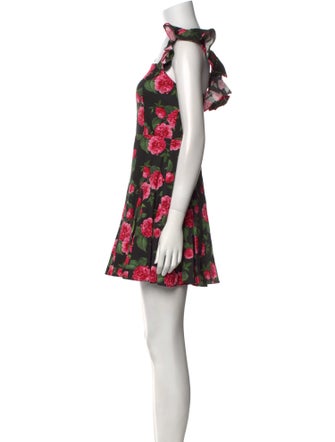 Alice + Olivia Floral Print Mini Dress