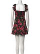 Alice + Olivia Floral Print Mini Dress